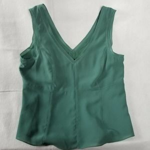 Axcess liz claiborne Tank Top Size 12 Blouse Green